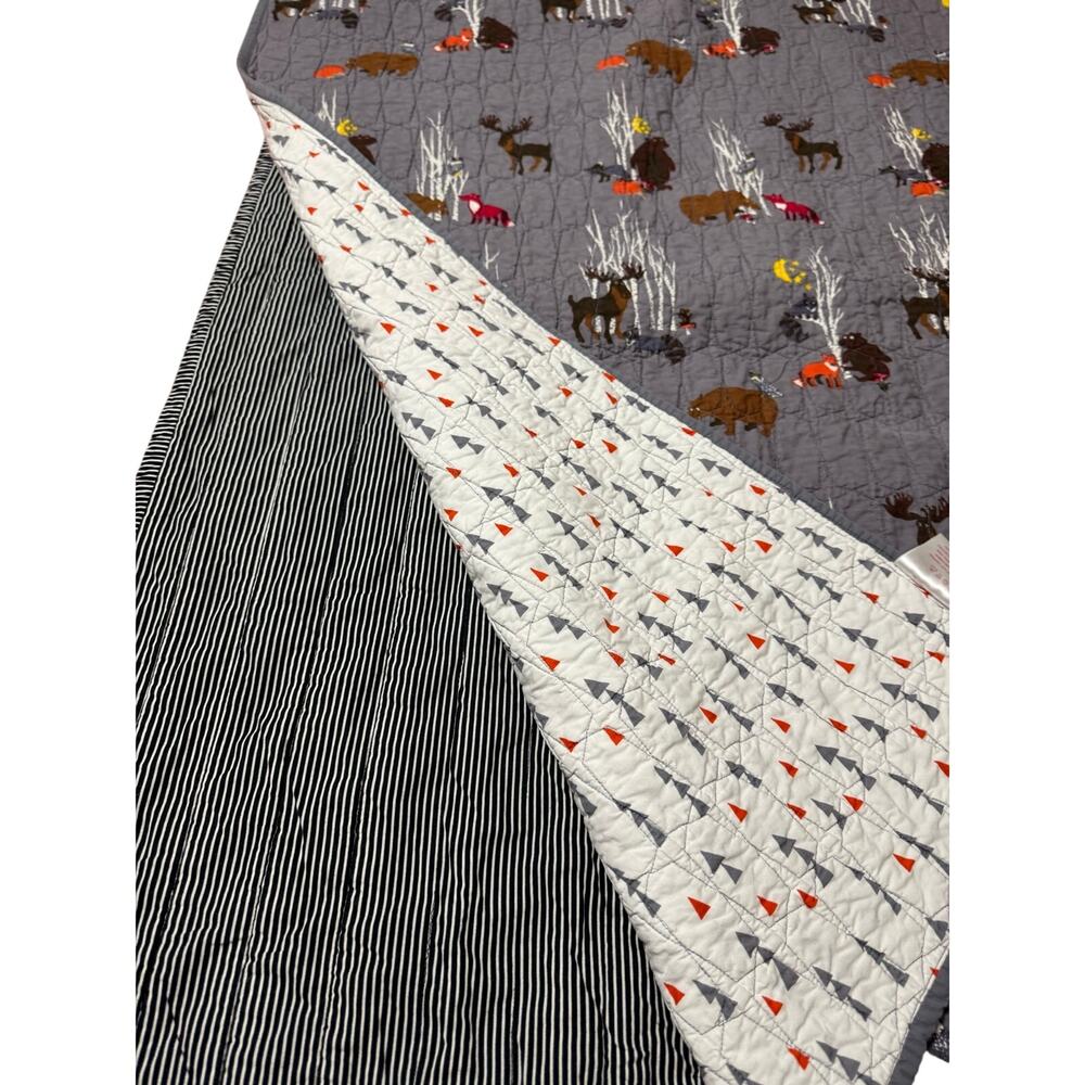 Hanna Andersson Home Reversible Crib Quilt